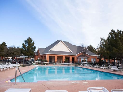 swimming pool at The Dominion apartments