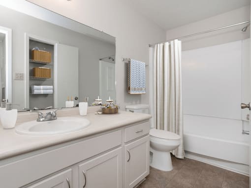 apartment bathroom with a shower