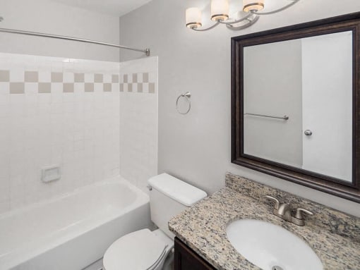 nice bathroom at Madison Heights MI apartments