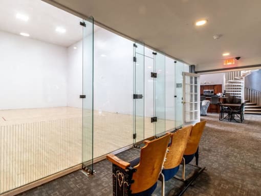 racquetball court in Madison Heights apartments