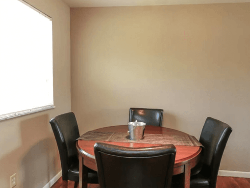 dining area in apartment