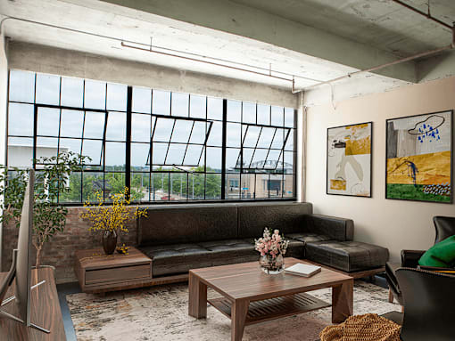lofts with great view of Little Rock
