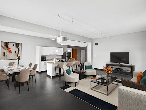 apartment living at Block 2 Lofts Apartments