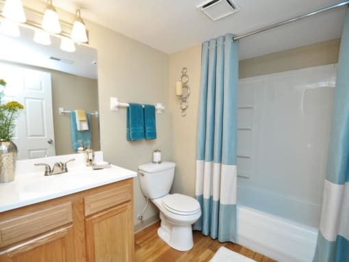 large bathroom at Pavilion Lakes apartments