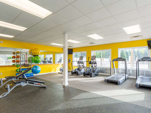 Onsite Fitness Center at apartments in Kentwood MI