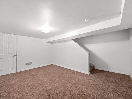 Half Finished Basement in townhome