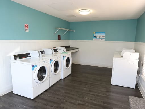 laundry room at berkshire apartments and townhomes