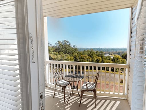 apartment with balcony and a view