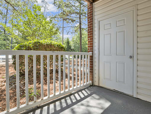 apartment with private patio or balcony