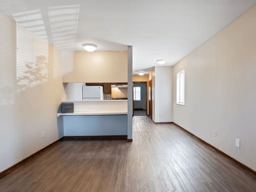 apartment with plank vinyl flooring flooring