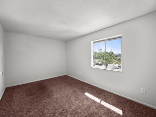 Apartment Bedroom with Big Window