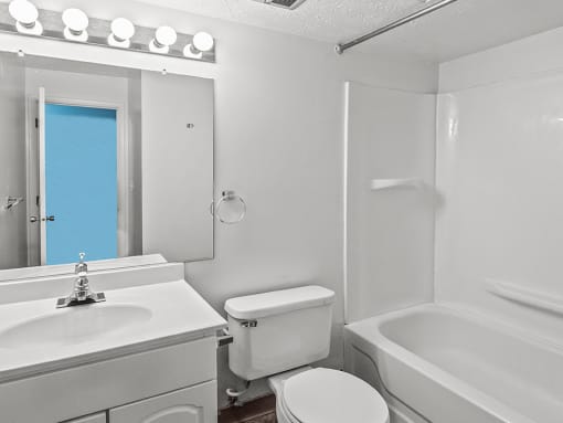 modern apartment bathroom