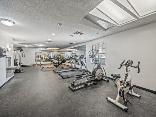 Fitness Center at Cedarwood Village Apartments