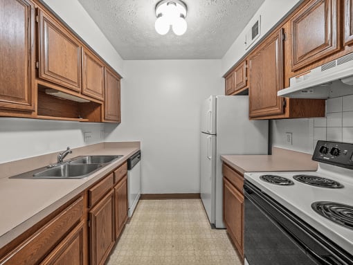 Apartment Kitchen with Dishwasher