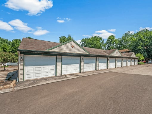 Detached Garages at apartment complex
