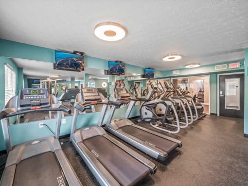 Fitness Center with Cardio Machines
