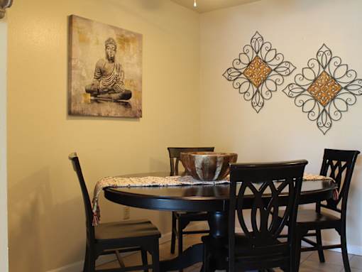 A dining area in apartment