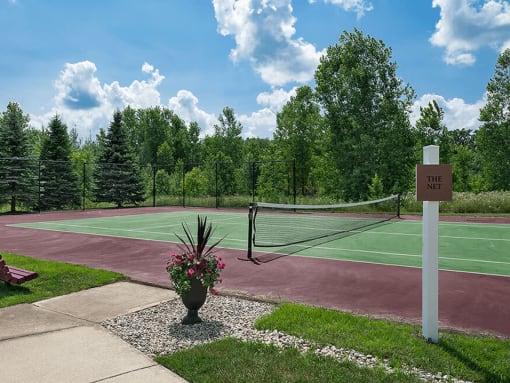 Tennis Court at the gateway of grand blanc