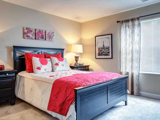 Primary apartment Bedroom with Window