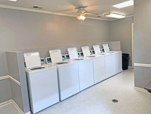 laundry room available at Huntley Ridge New Albany Apartments