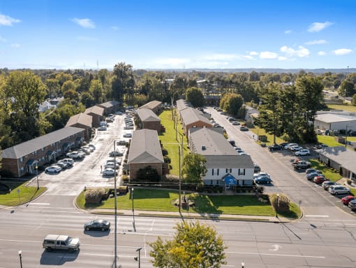 Huntley Ridge Clarksville Apartments arieal view