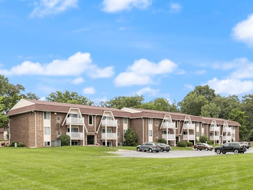 apartment building with off street parking