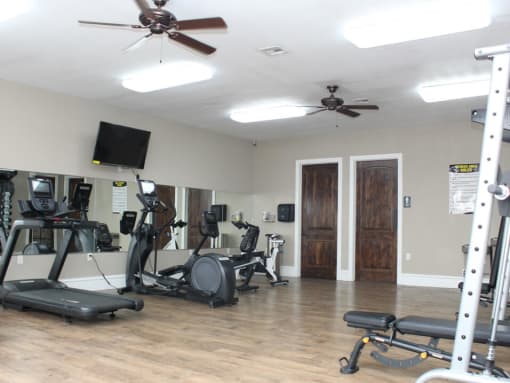 great gym area at homestead apartments