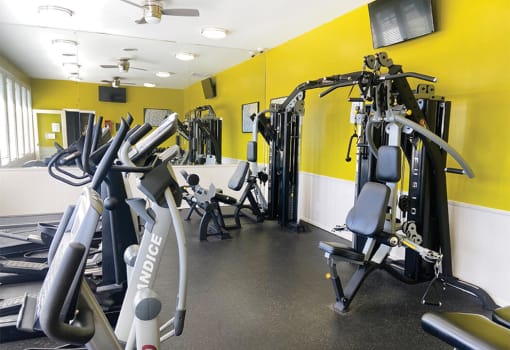The Creek apartments fitness center