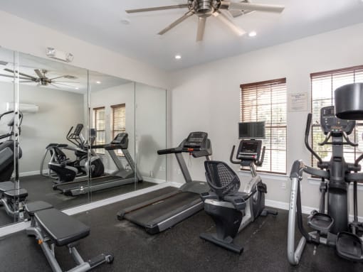 apartment complex with fitness center