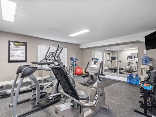 our gym is equipped with a variety of equipment for your use