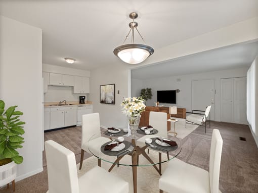 spacious open floorplans at miller west apartments