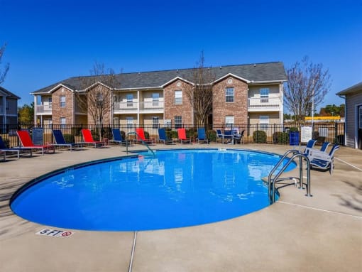 swimming pool at Fayetteville NC apts