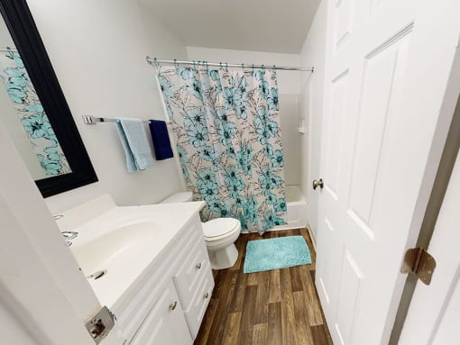 spacious bathrooms at Northlake Village