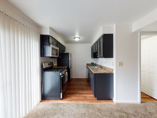 updated kitchen at Northlake Village townhomes