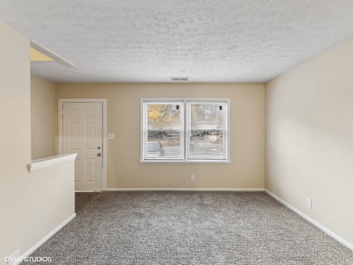 apartment living room with a window