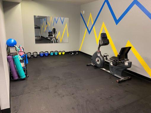 Fitness Center with Free Weight