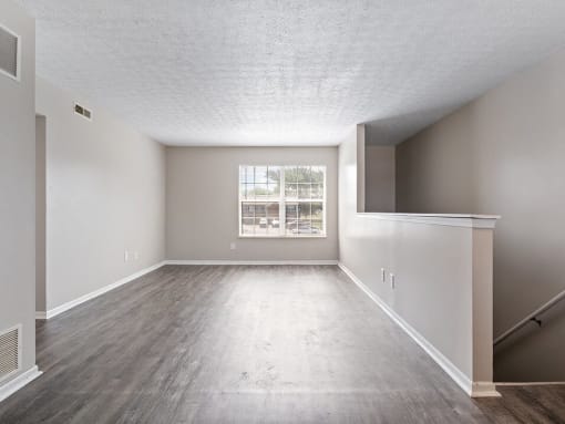 living room in townhome