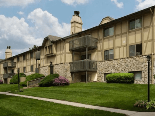 landscaping at apartment complex