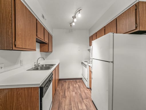 Apartment Kitchen with Dishwasher
