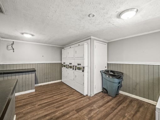 community dryers at apartment complex