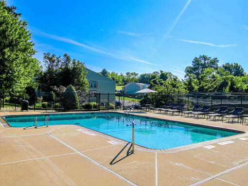 outdoor swimming pool at our apartments