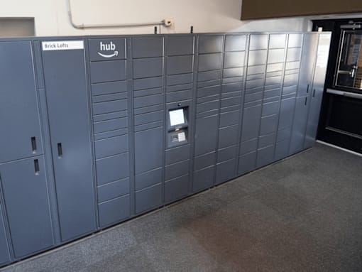 Package Lockers at apartment community