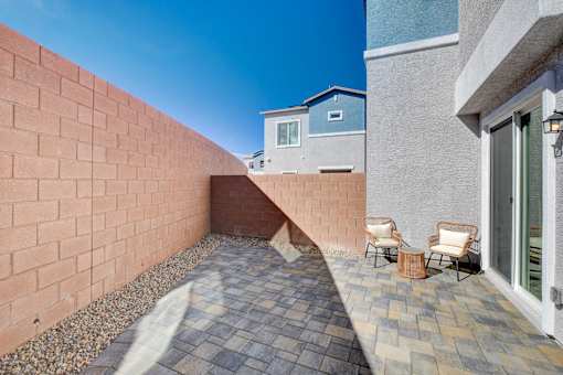 Back Yard Patio at Copper Creek Apartments, Las Vegas, NV 89123