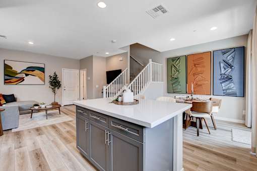 Kitchen And Dining at Copper Creek Apartments, Las Vegas, NV 89123