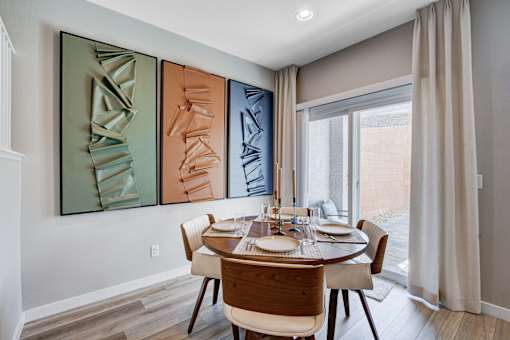 Elegant Dining Space at Copper Creek Apartments, Las Vegas Nevada