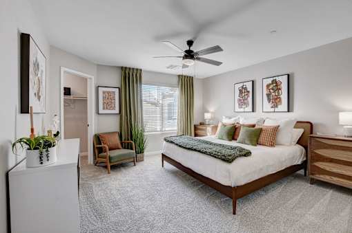 Carpeted Bedroom at Copper Creek Apartments, Las Vegas, 89123