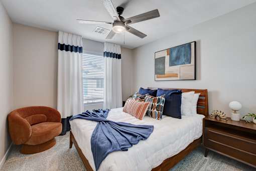 White Bedroom at Copper Creek Apartments, Las Vegas, NV 89123