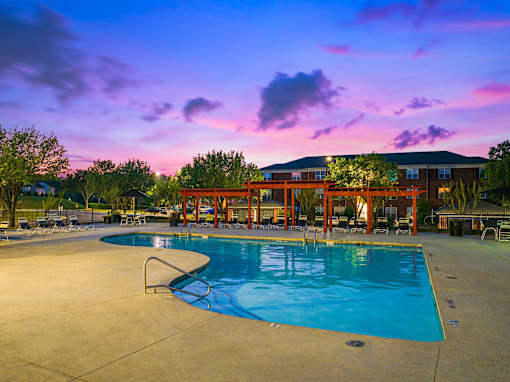 the swimming pool at the resort at governors crossing