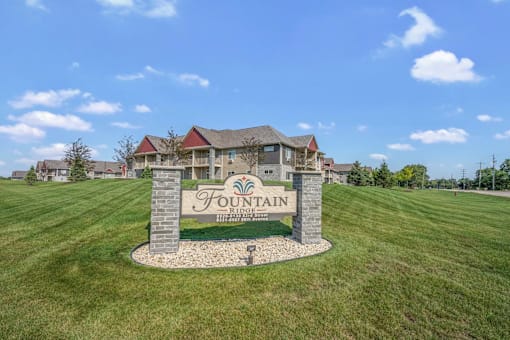 Property Sign at Fountain Ridge, Pleasant Prairie, WI