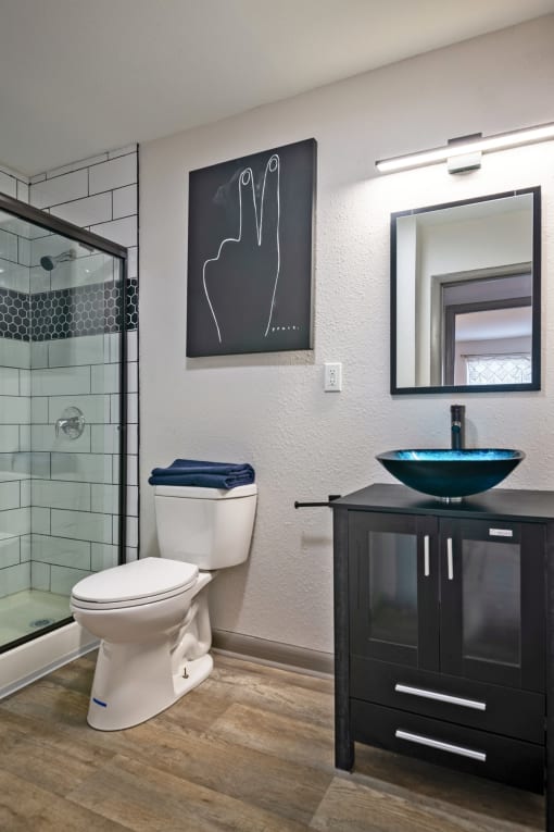 The Canvas - Bathroom with Spacious Shower and Stylish Vanity